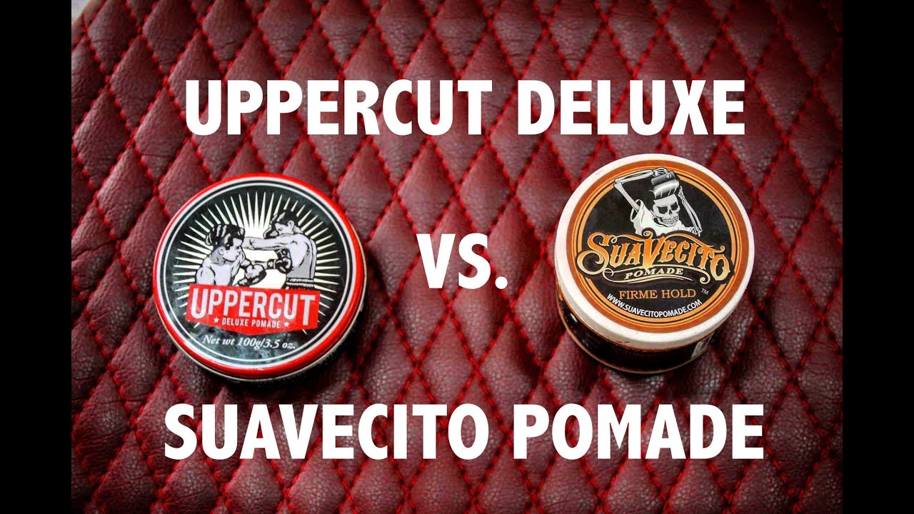 Comparativa de Uppercut Deluxe Pomade VS  Suavecito pomade