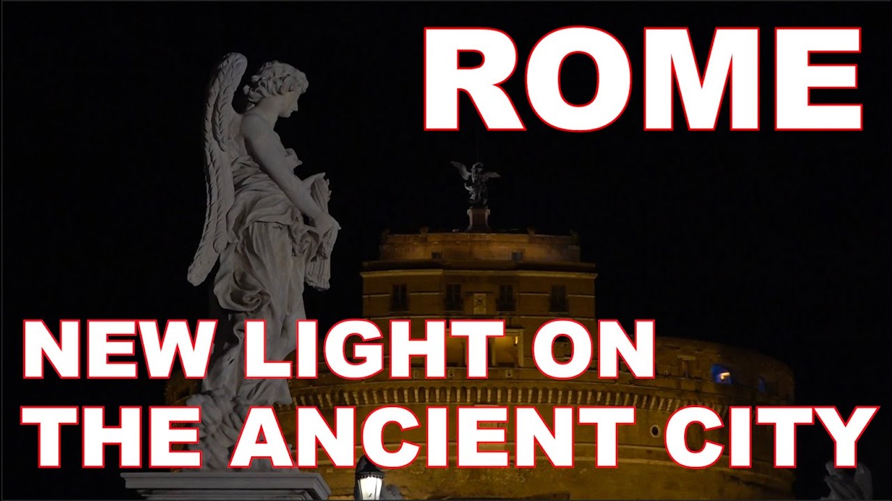 Rome and its monuments at night - new or modernized  illuminating systems in Eternal City