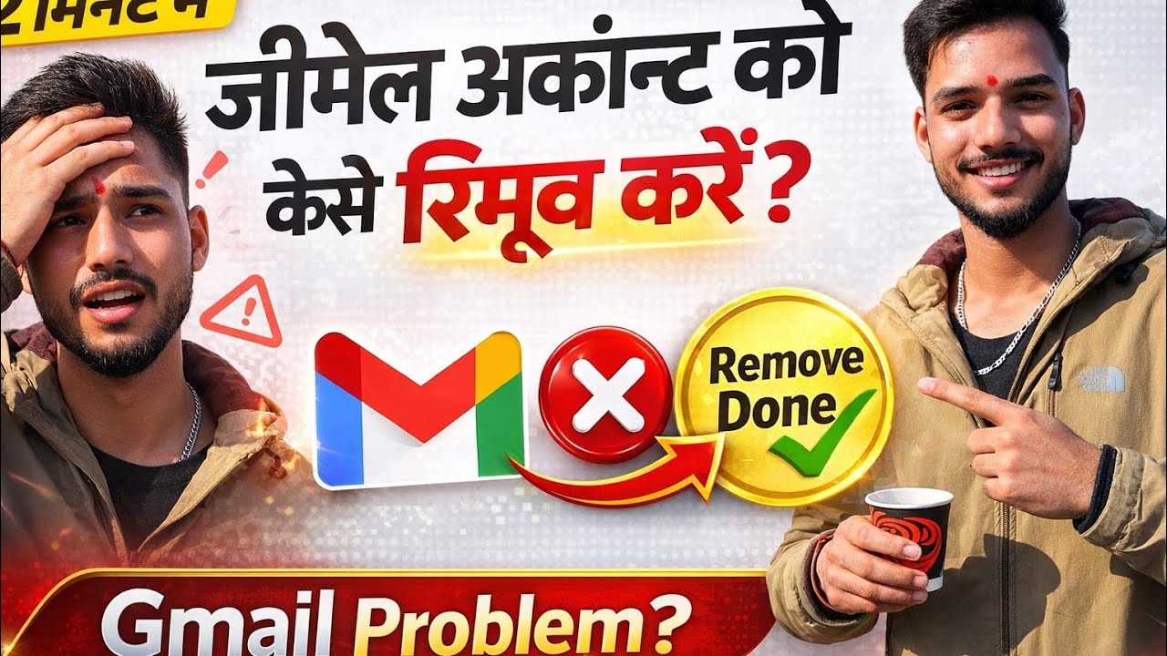 पुराने फोन से Gmail अकाउंट कैसे हटाएँ | New Method 2026