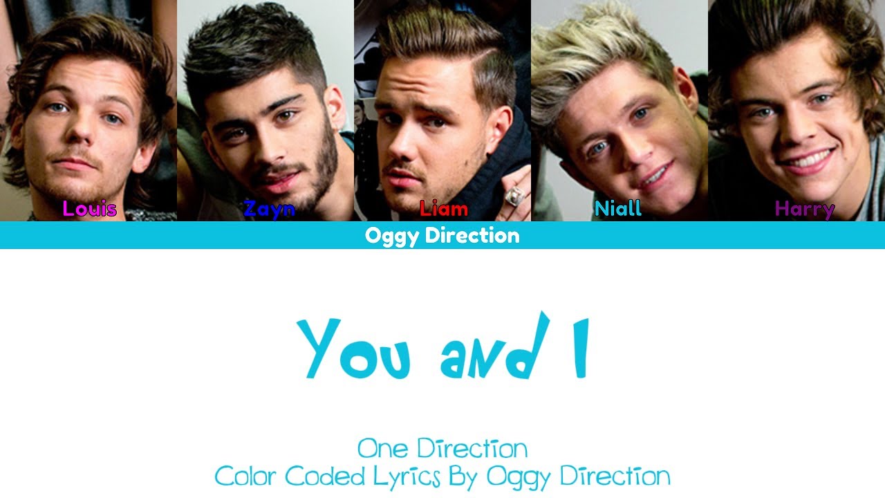 One Direction - You & I (New Color Coded Lyrics 2024)