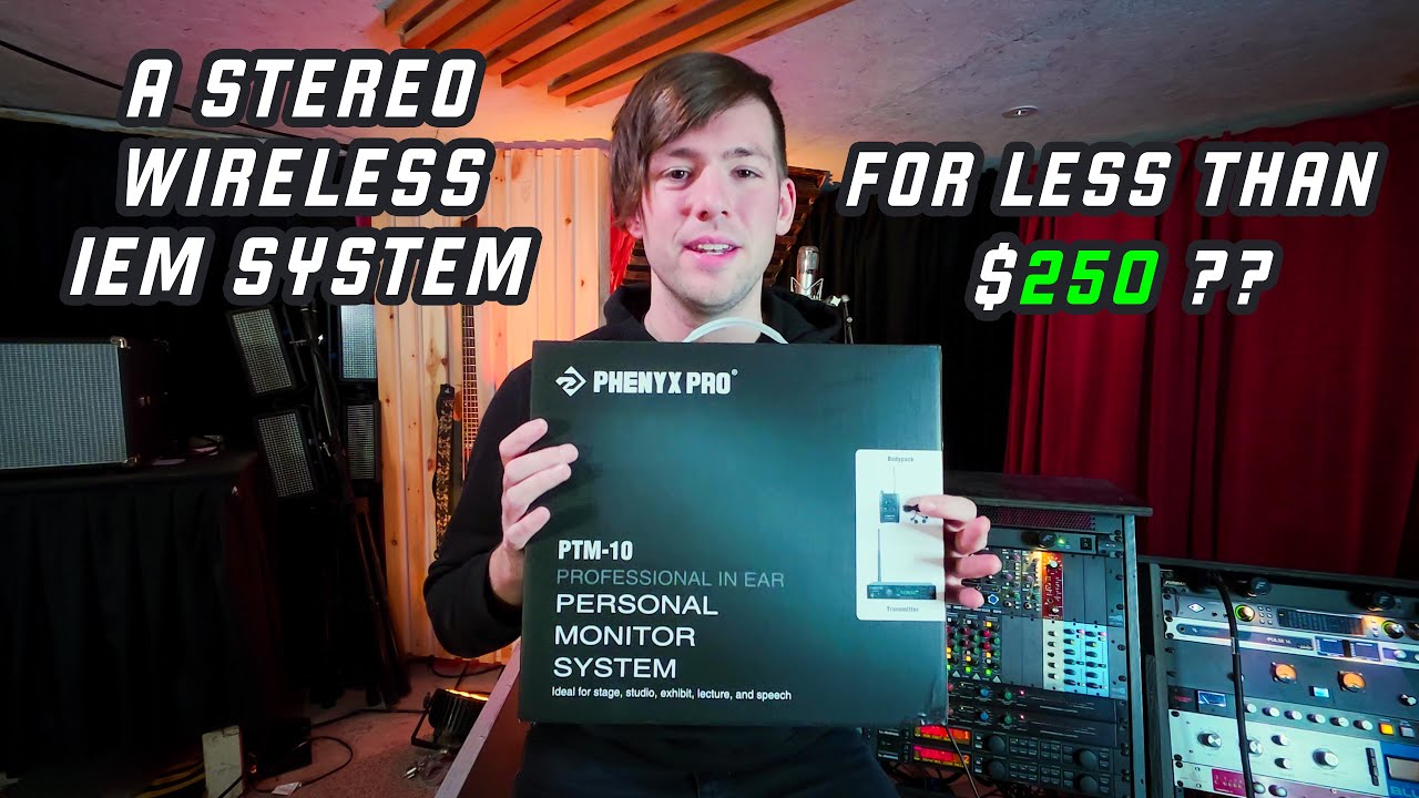 Phenyx Pro PTM-10 Wireless IEM System