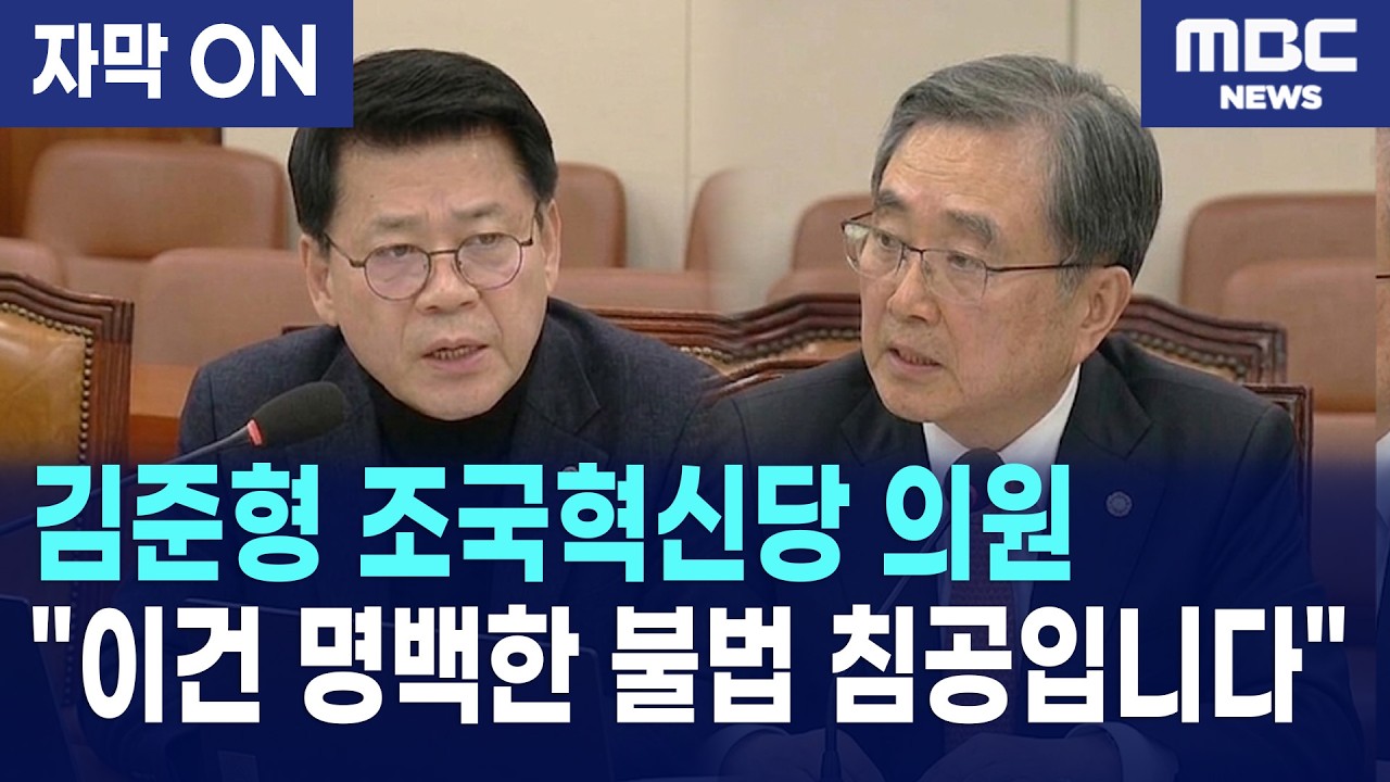 [자막] 조국혁신당 김준형 