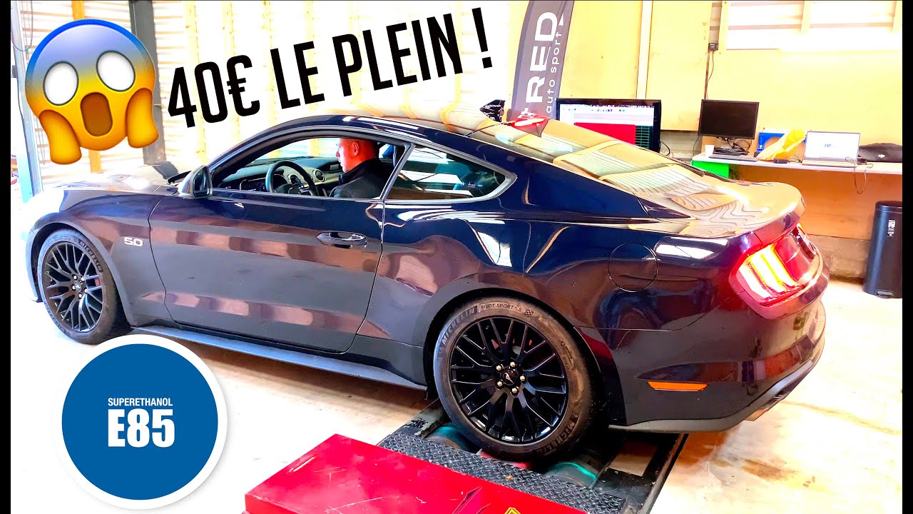 Cette Ford Mustang GT V8 roule à l'éthanol E85 ! 🏎⛽️