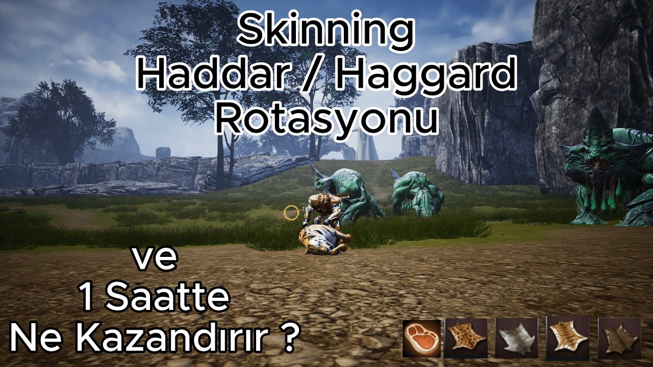 Skinning Haddar / Haggard Rotasyonu ve / 1 Saatte Ne Kazandırır ? Rise Online #riseonline