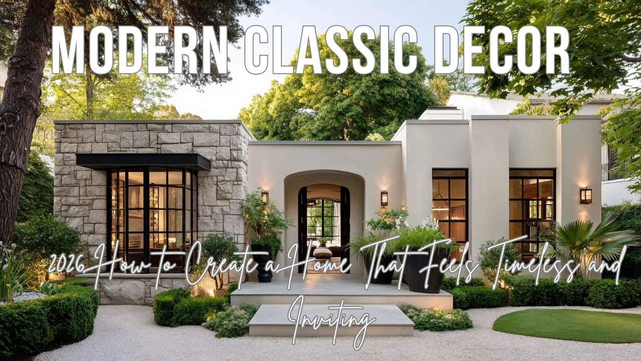 Современные классические идеи декора на 2026 год: как создать дом, который будет выглядеть вневре...