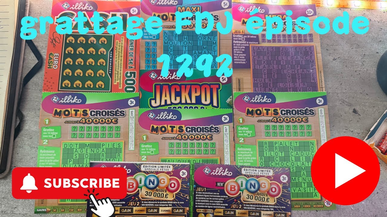 Grattage FDJ épisode 1292