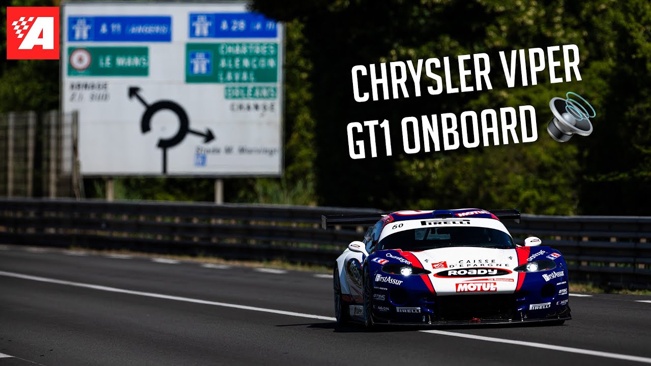ONBOARD Chrysler Viper GTS-R - Nicolas Prost - Le Mans Classic 2025