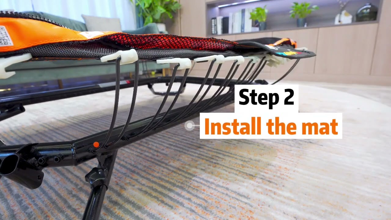How to assemble the Free Jump rectangle trampoline quickly?