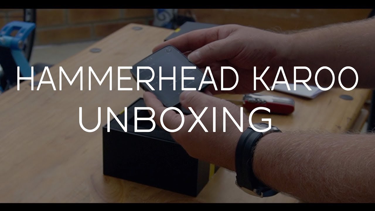 Hammerhead Karoo Cycling Computer Unboxing