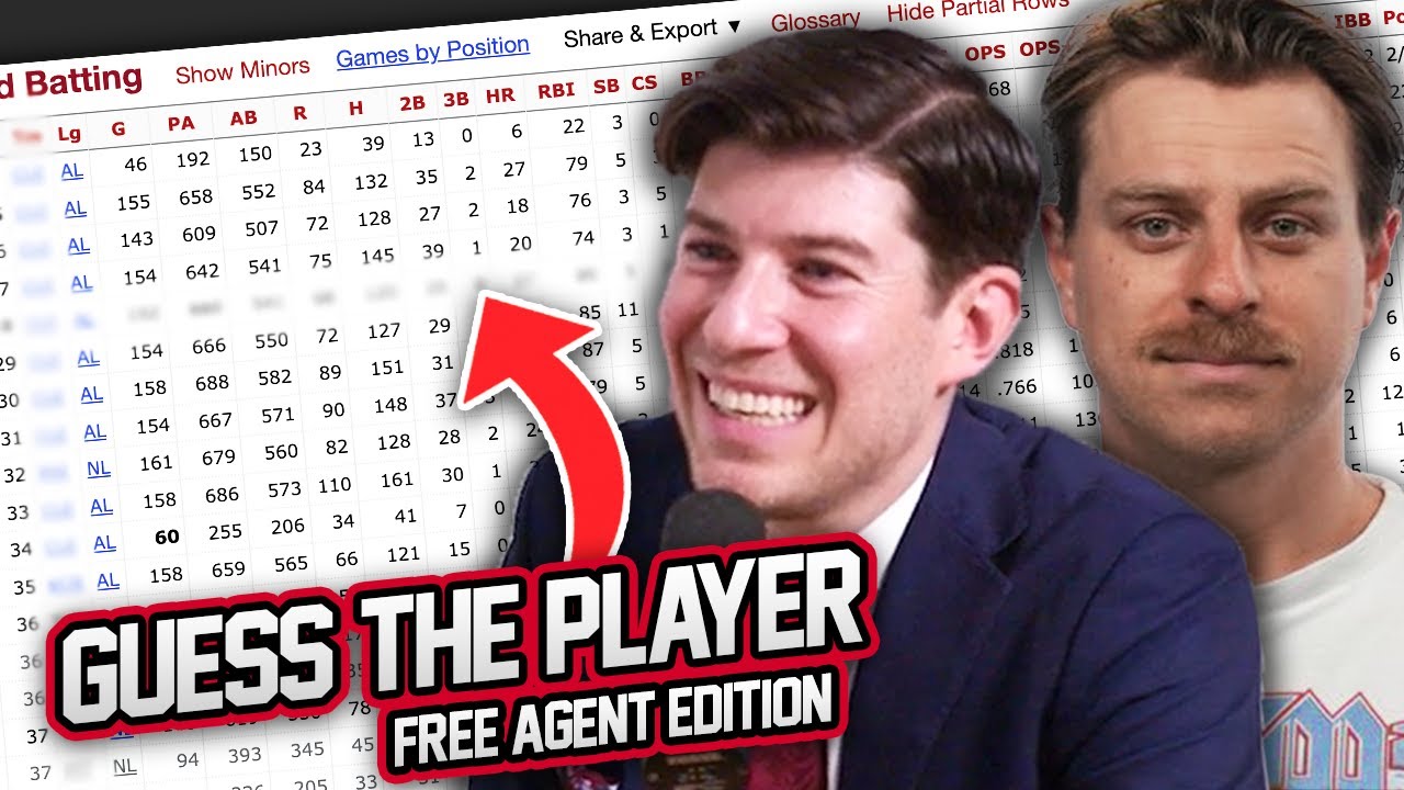 Can Jeff Passan guess these MLB Free Agents by only looking at their stats?