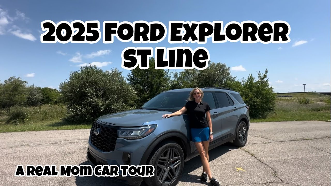 Real Mom Car Tour: 2025 Ford Explorer ST Line