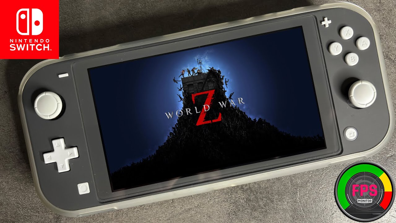 World War Z Nintendo Switch Lite Gameplay - FPS Monitor