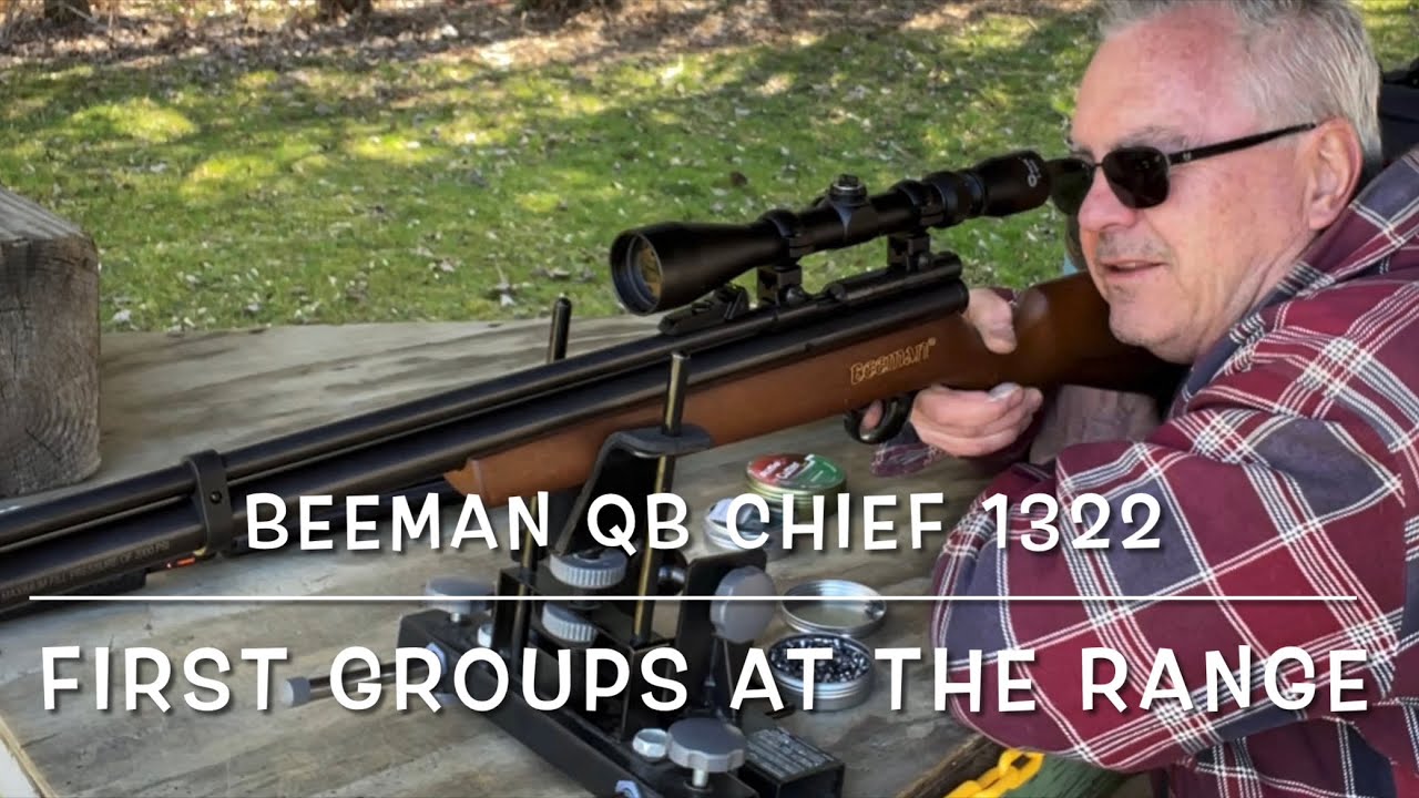 Винтовка Beeman QB Chief 1322 PCP 22 калибра. Глушитель Buck Rail и прицел CV Life для первого ру...