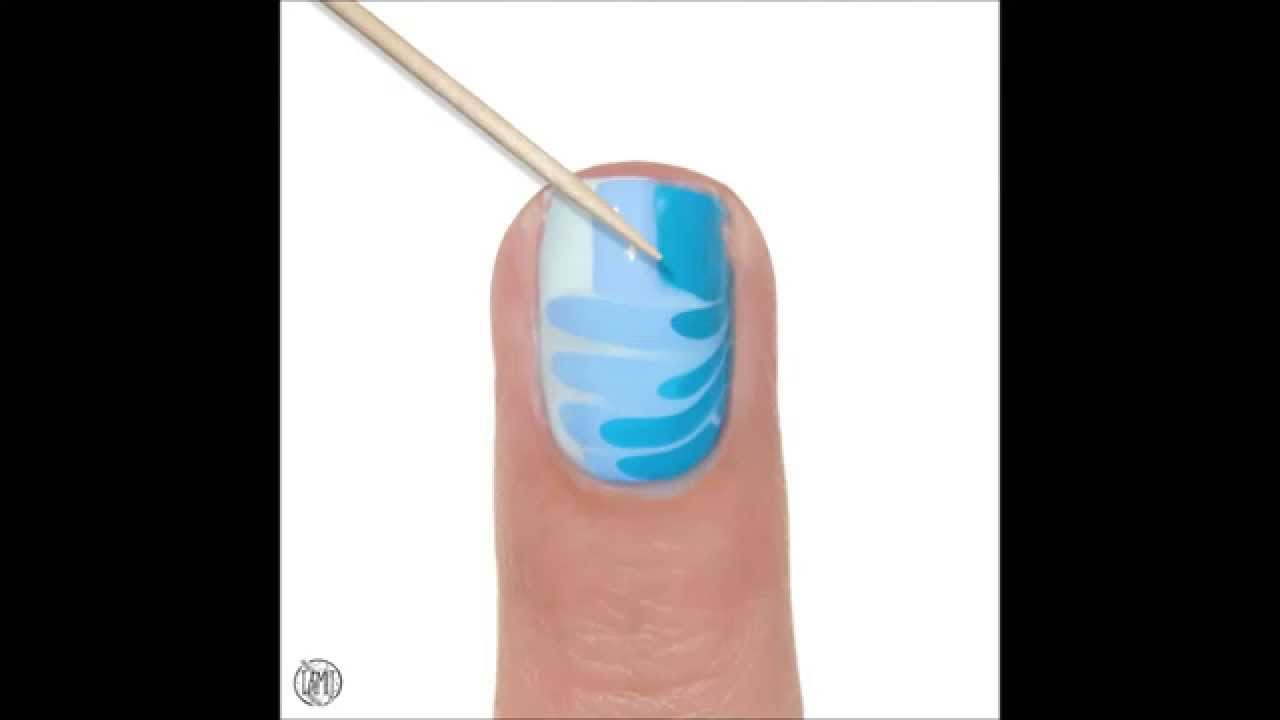 Bourjois DRY MARBLE nails tutorial.