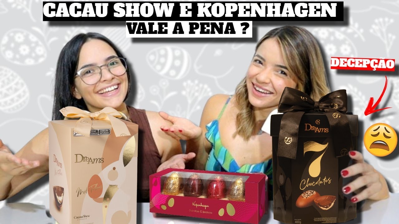PROVANDO OVOS DA CACAU SHOW E KOPENHAGEN (VALE A PENA ?) ♥ - Bruna Paula