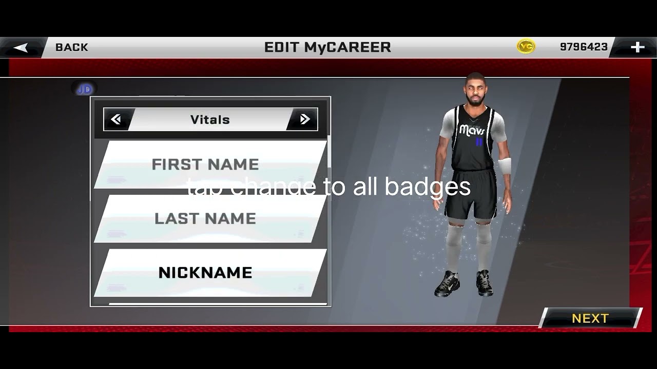 44 badges NBA 2k20 mobile tutorial JD MOD MENU