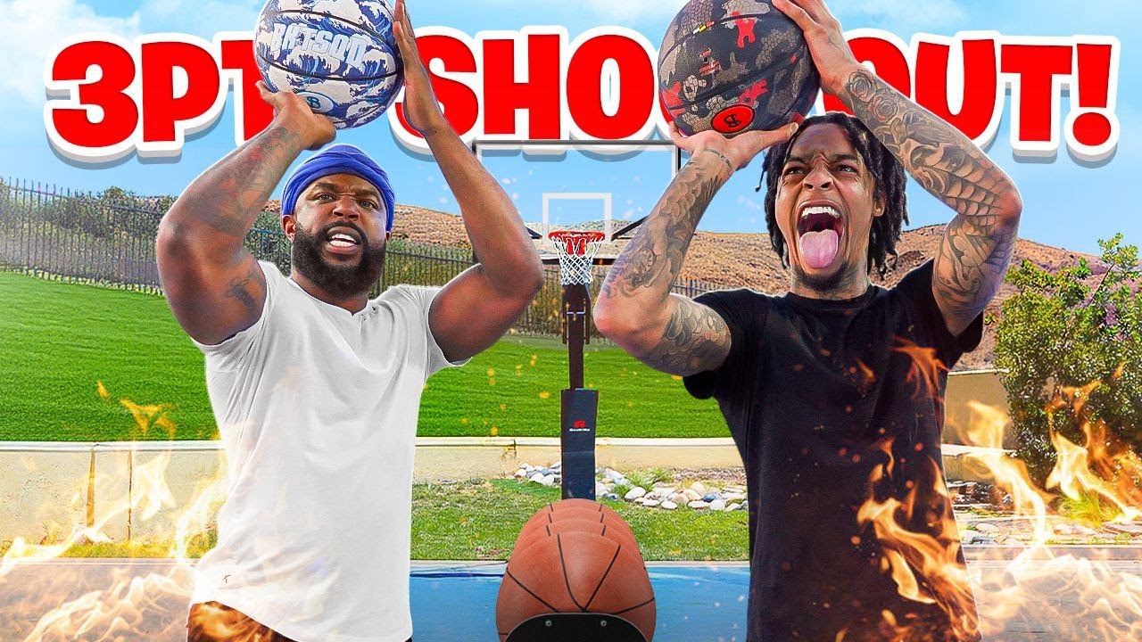3 Point Shootout vs FlightReacts! Who's The Better Shooter?!