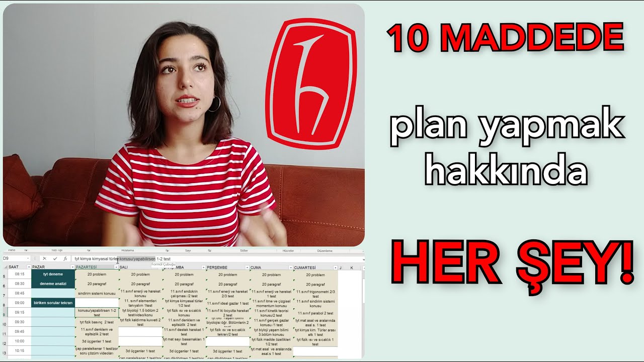 10 MADDEDE HACETTEPE TIP ÖĞRENCİSİYLE PLAN YAPMAK