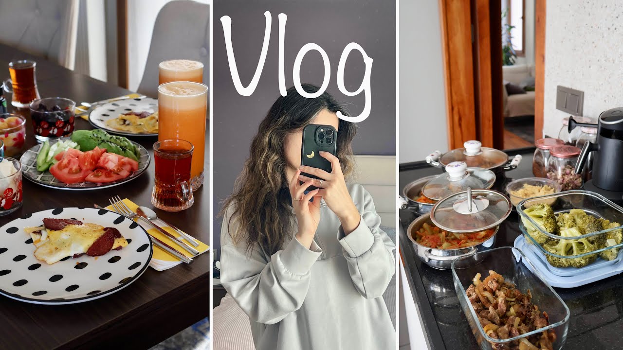 HAFTALIK YEMEK RUTİNİ🥑MUTFAK TEMİZLİĞİ🫧KAŞ ALMA💇🏻‍♀️EV TOPLAMA&DÜZENLEME🧺MARKET ALIŞVERİŞİ🥬KAHVALTI🍳