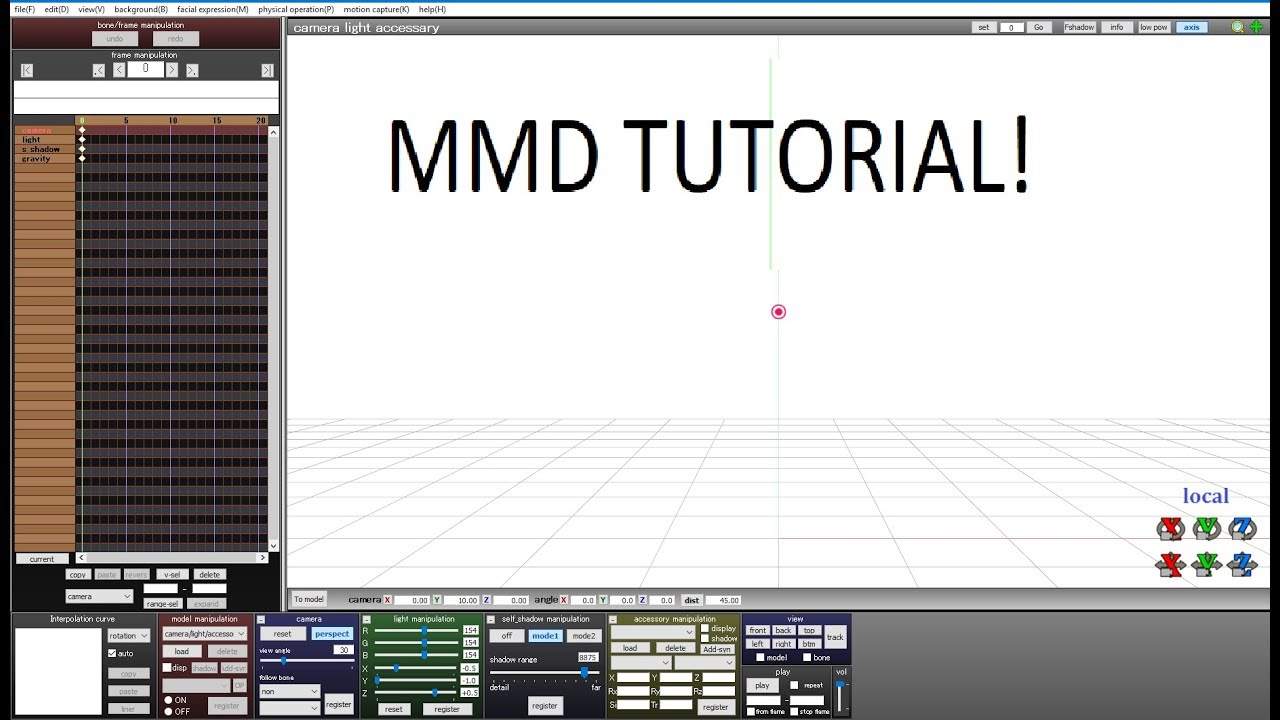MMD Tutorial: How to use the Camera 2018
