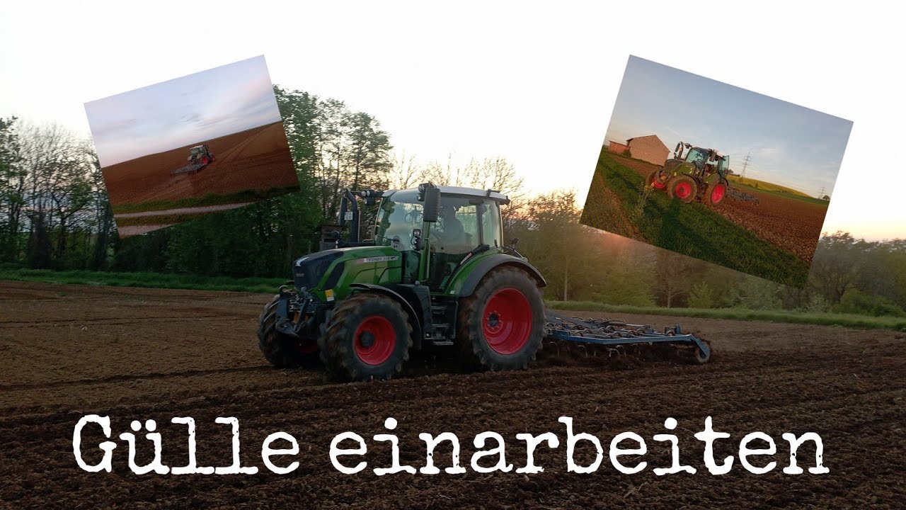 Gülle einarbeiten‼️|Gülle einarbeiten mit Fendt 313vario und Eigenbaugrubber😍💯🔥