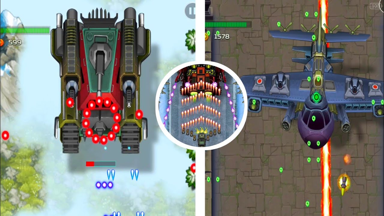 Air Force 1945 - Boss Fun Fights - Gameplay 