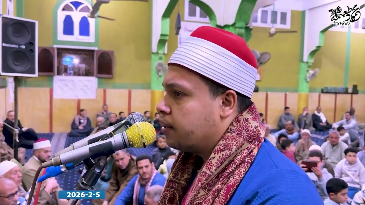 اذان روووعه من المبتهل الشيخ عبدالرحمن الأسوانى - امسية صنصفط منوف 2026