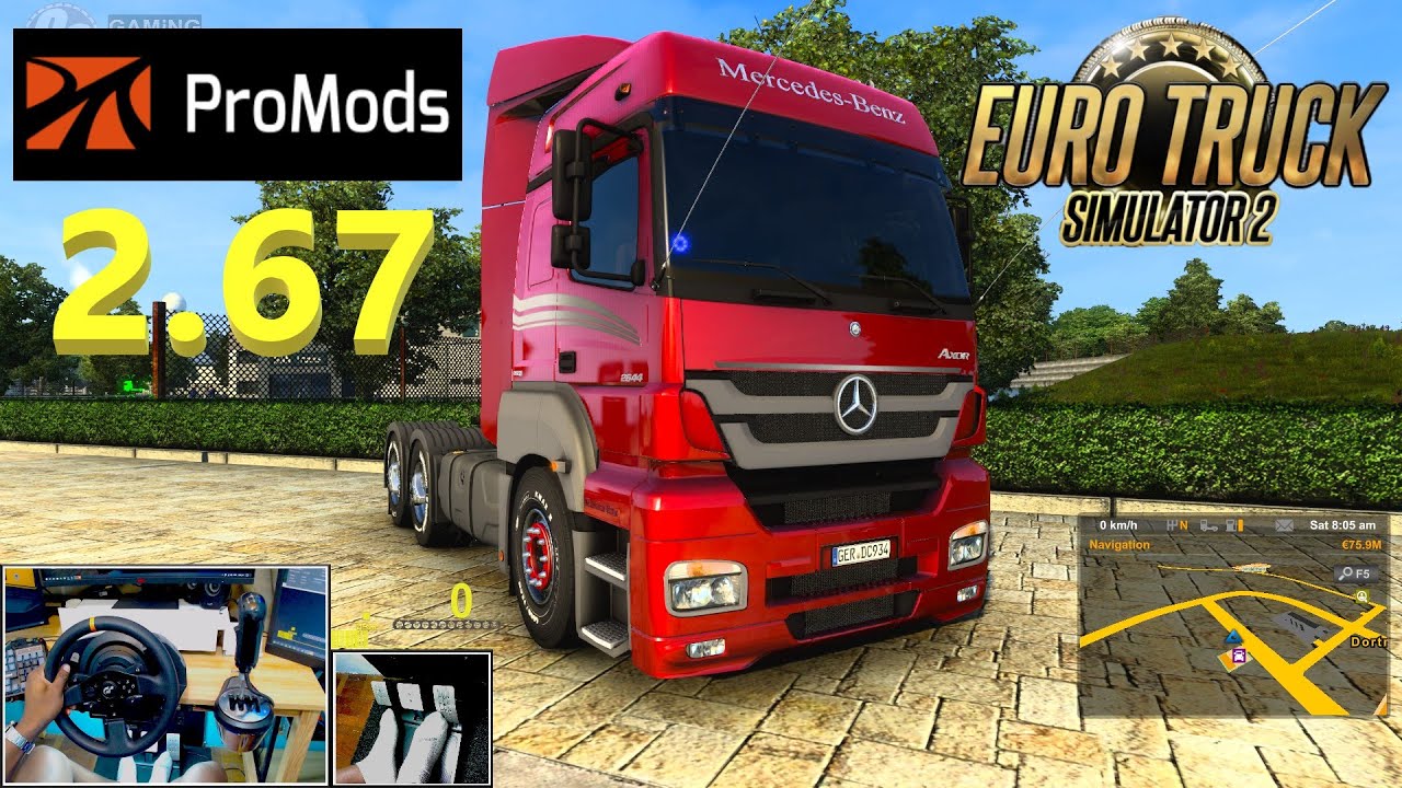 Benz Axor - Cruising The Balkans - Mostar to Banja Luka Bosnia - ETS2 ProMods 2.67 Gameplay