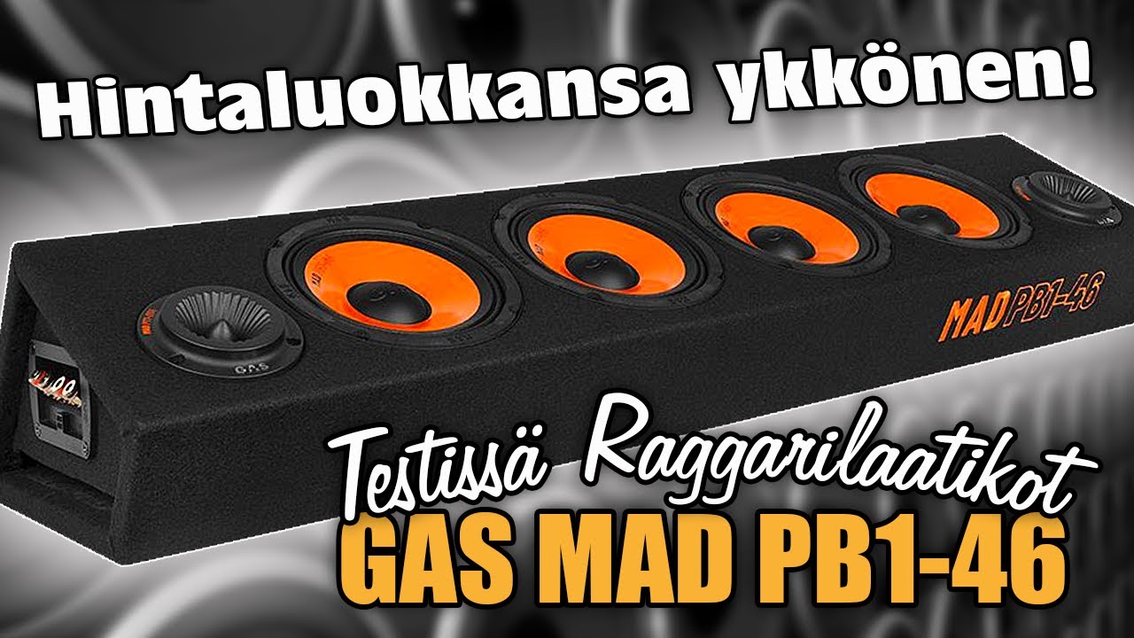 TESTISSÄ | GAS MAD PB1-46 raggarilaatikko