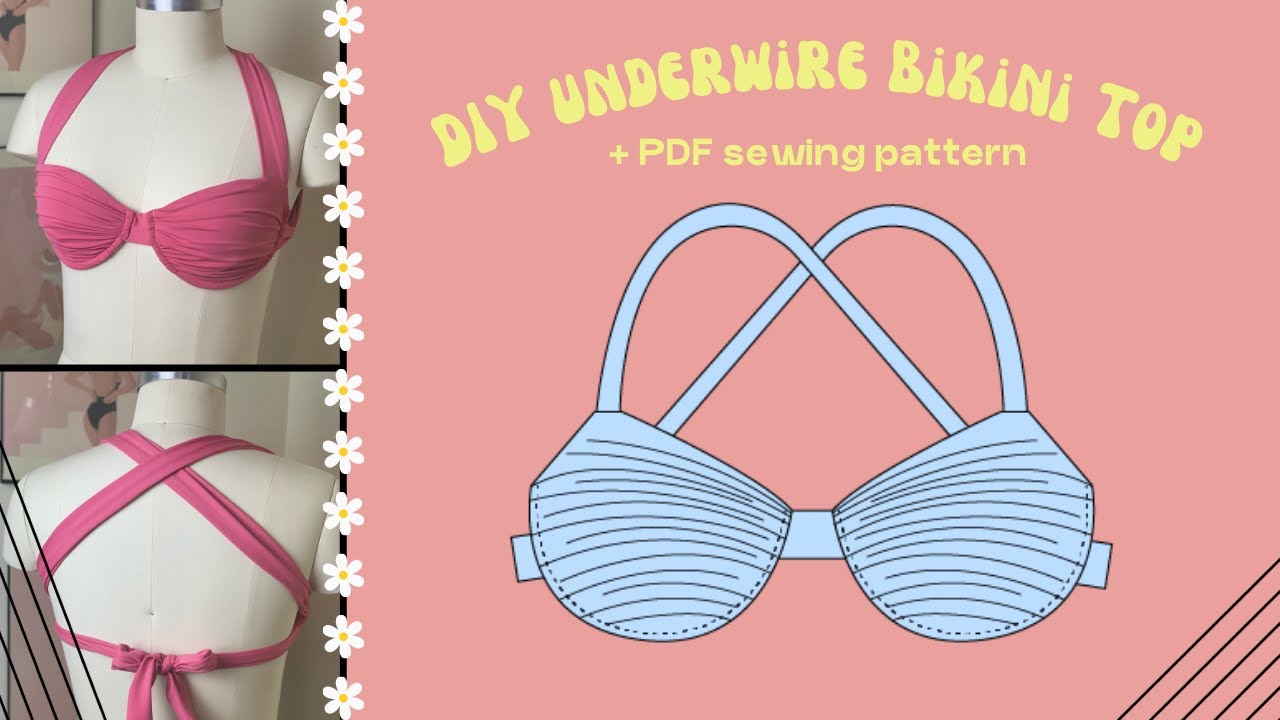 DIY Gathered Underwire Bikini Top | Juliet Top | Edgewater Avenue