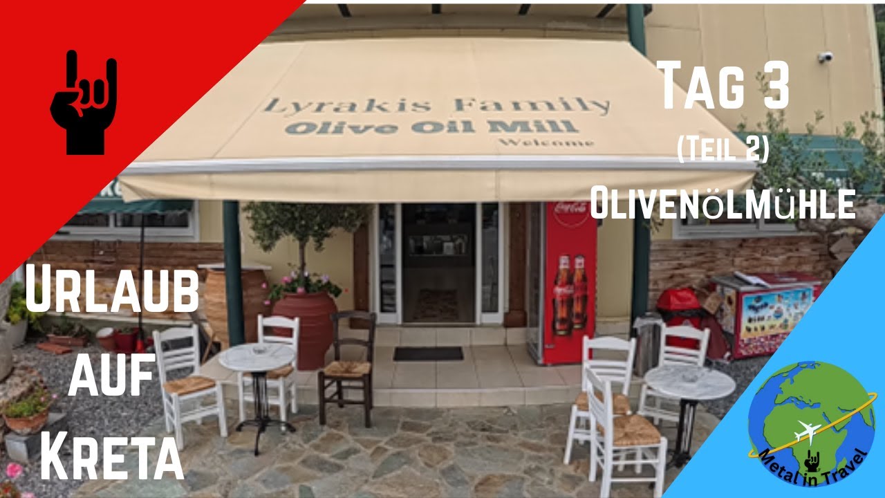 Urlaub auf Kreta - Tag 3 (Teil 2) - Olivenmühle in Sisi