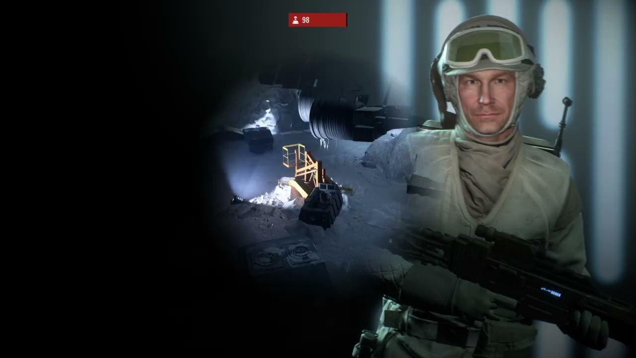 Star Wars Battlefront 2 Rey Gameplay on Hoth 
