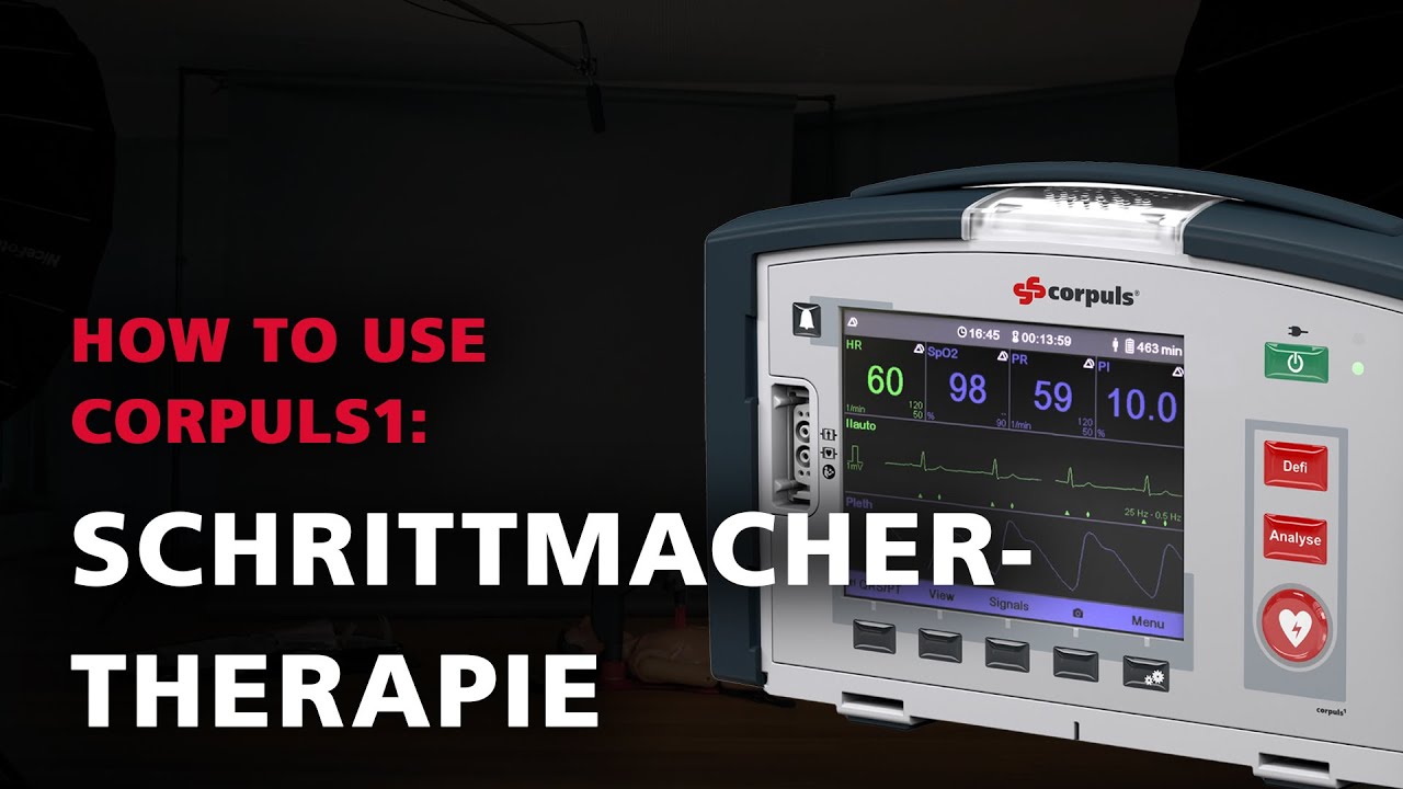 Tutorials by corpuls | How to use corpuls1 Schrittmacher-Therapie