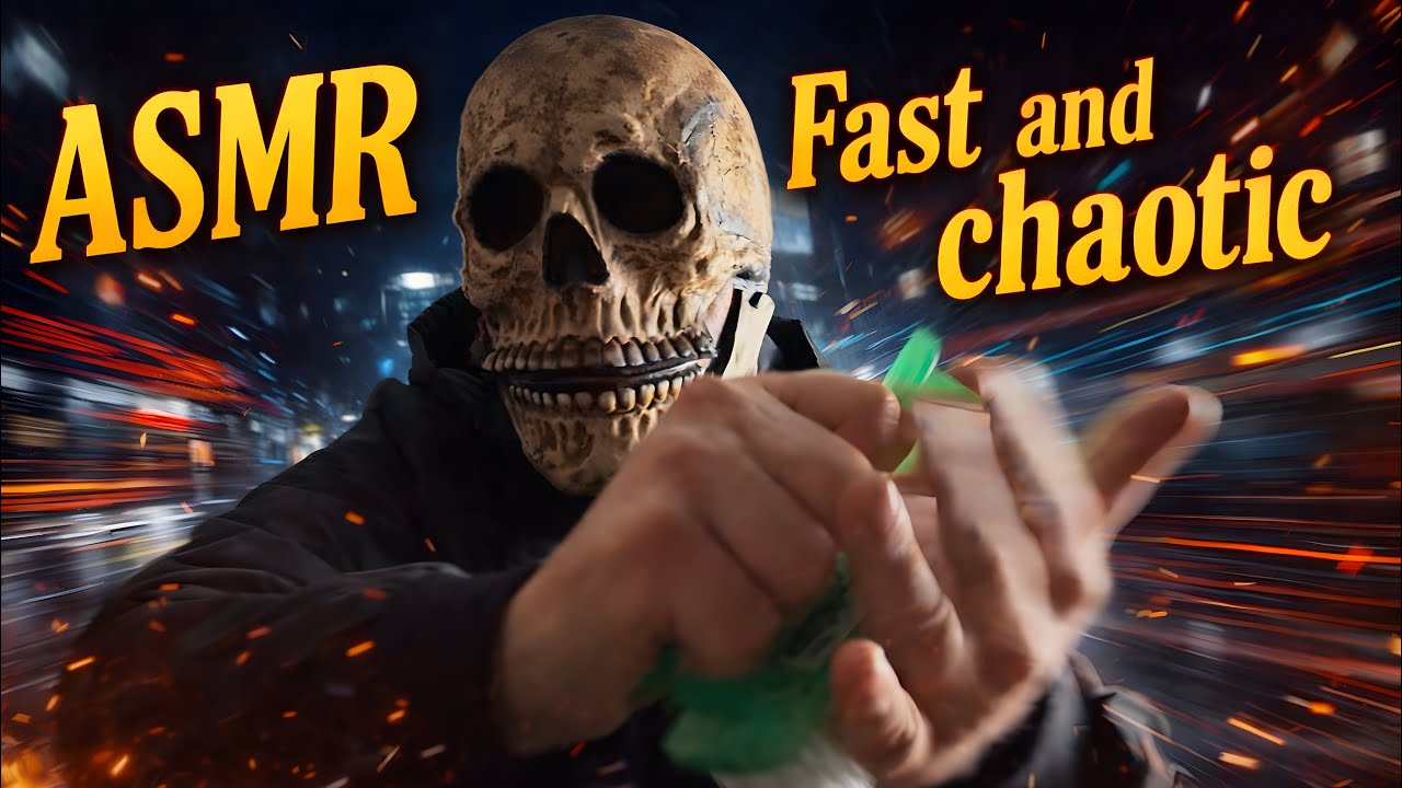 💀ASMR Super Fast and chaotic trigger (No talking)