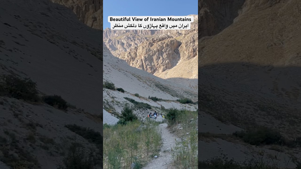 Beautiful view Iranian Mountains 