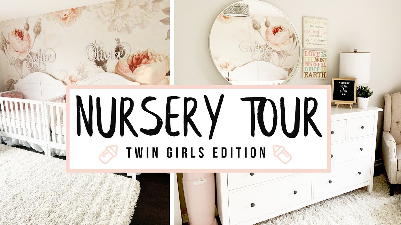 TWIN GIRL NURSERY TOUR | TIPS AND TRICKS FOR BETTER ORGANIZATION!