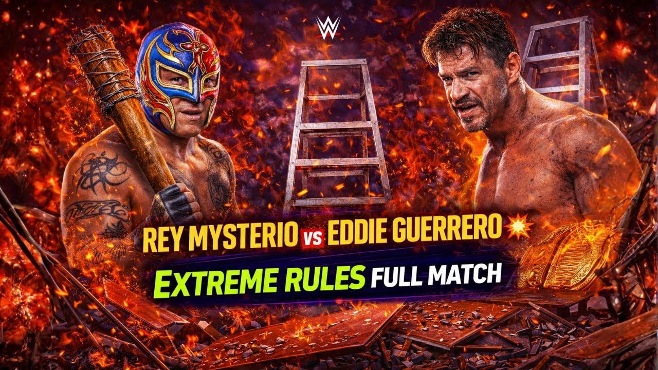 REY MYSTERIO vs EDDIE GUERRERO 💥 | EXTREME RULES FULL MATCH