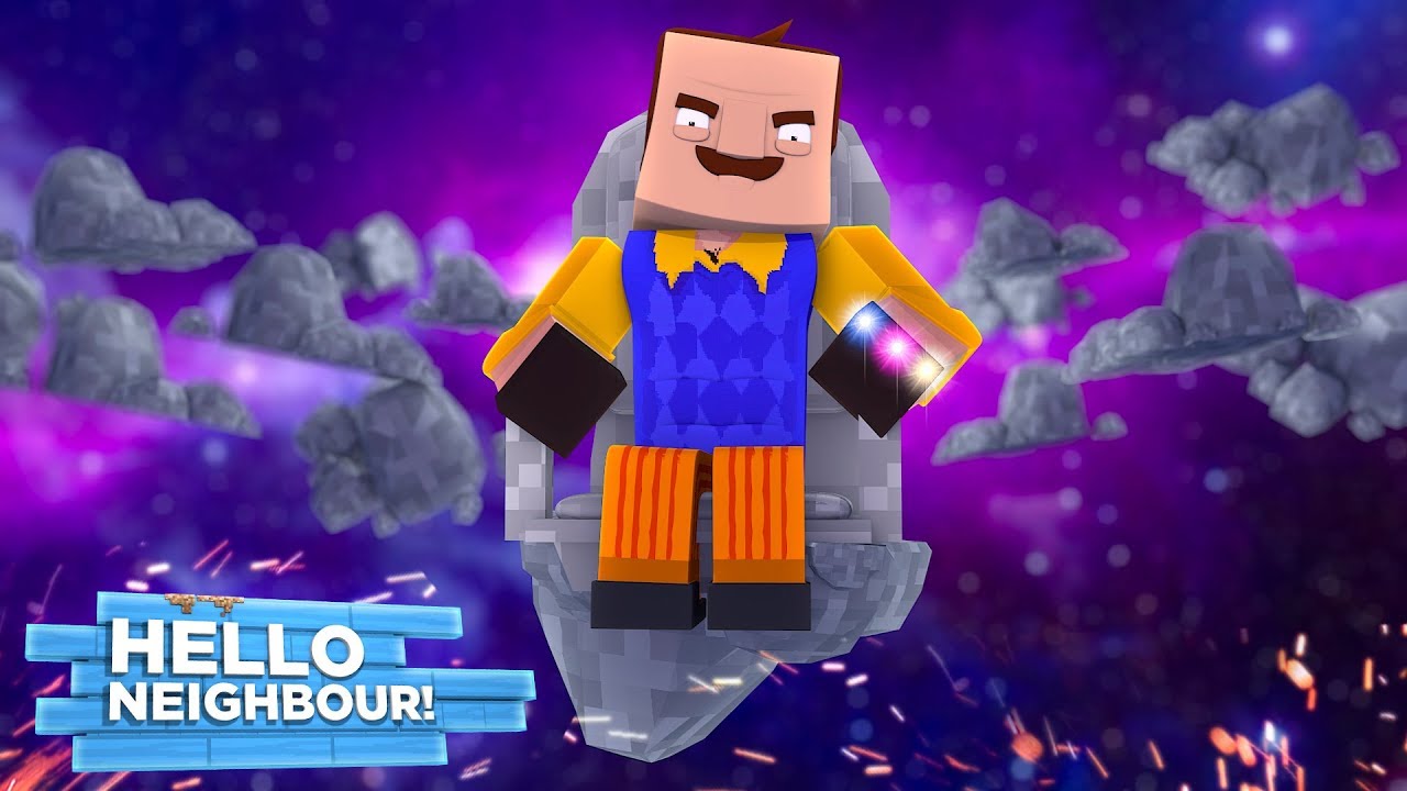 Minecraft Hello Neighbour - THE NEIGHBOUR & THANOS TEAM UP! w/TinyTurtle