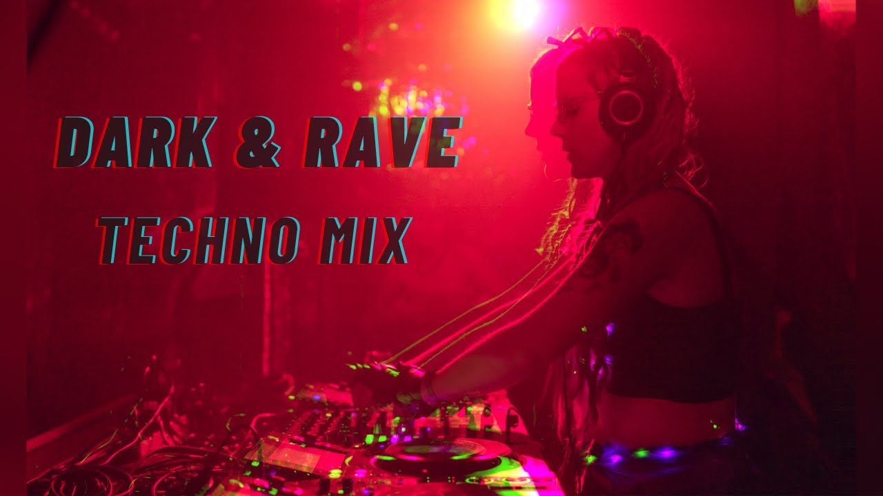 Dark & Rave Techno mix live in a Techno Bunker