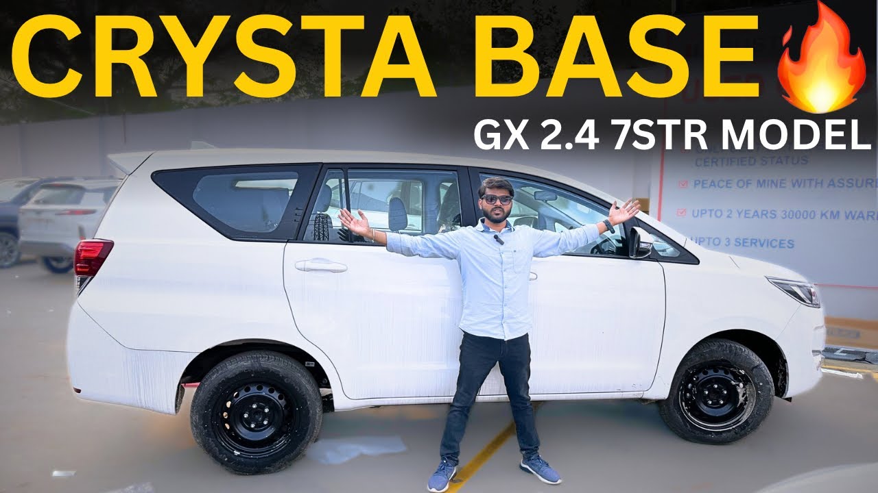 Creta ke Bhao me Innova 🔥Toyota Innova Crysta Base Model 2.4GX 2025 | Crysta GX Base Model Review