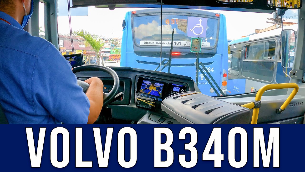 Dirigindo Um Caio Millennium BRT II - Volvo B340M Pela Linha 376 - Completo Ida e Volta