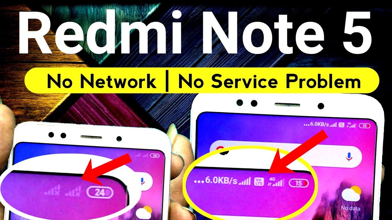 Redmi Note 5 Network Solution | Redmi Note 5 No Network - No Service - No Signal Problem Fixed 💯