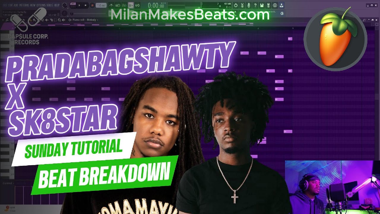 How I make melodic trap beats for Pradabagshawty & Sk8star