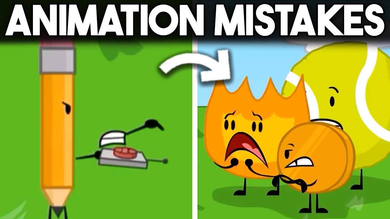 I Found The Biggest BFDI Animation Mistakes