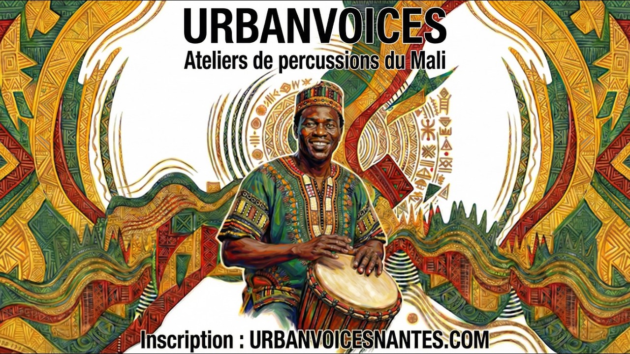 Percussions djembé et dunduns avec Makan Koné