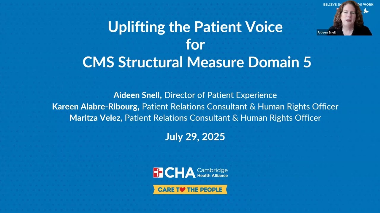 Patient & Family Advisory Councils: Uplifting the Patient Voice for CMS Structural Measure Domain 5