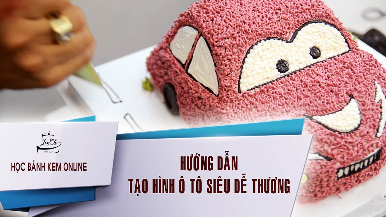 CÁCH LÀM BÁNH KEM Ô TÔ ĐƠN GIẢN SIÊU DỄ THƯƠNG