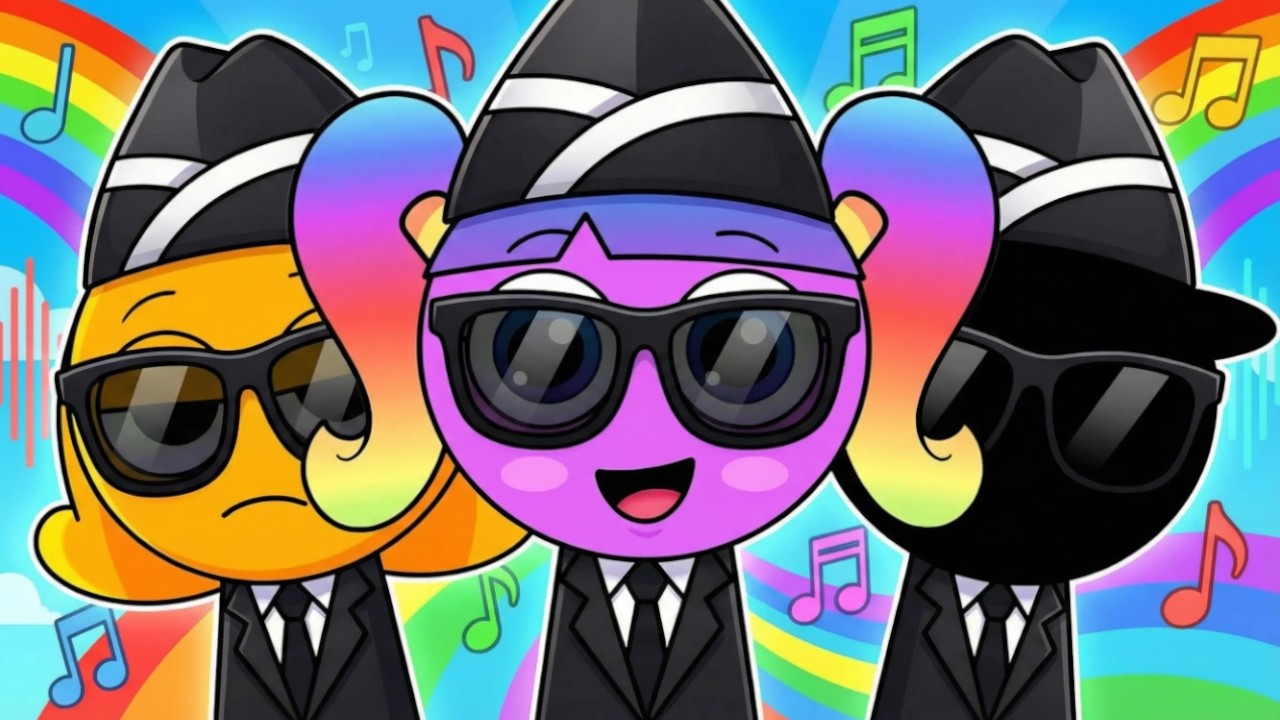 Incredibox Sprunki Rainbow (GameToons) - Astronomia Meme Song (Cover)