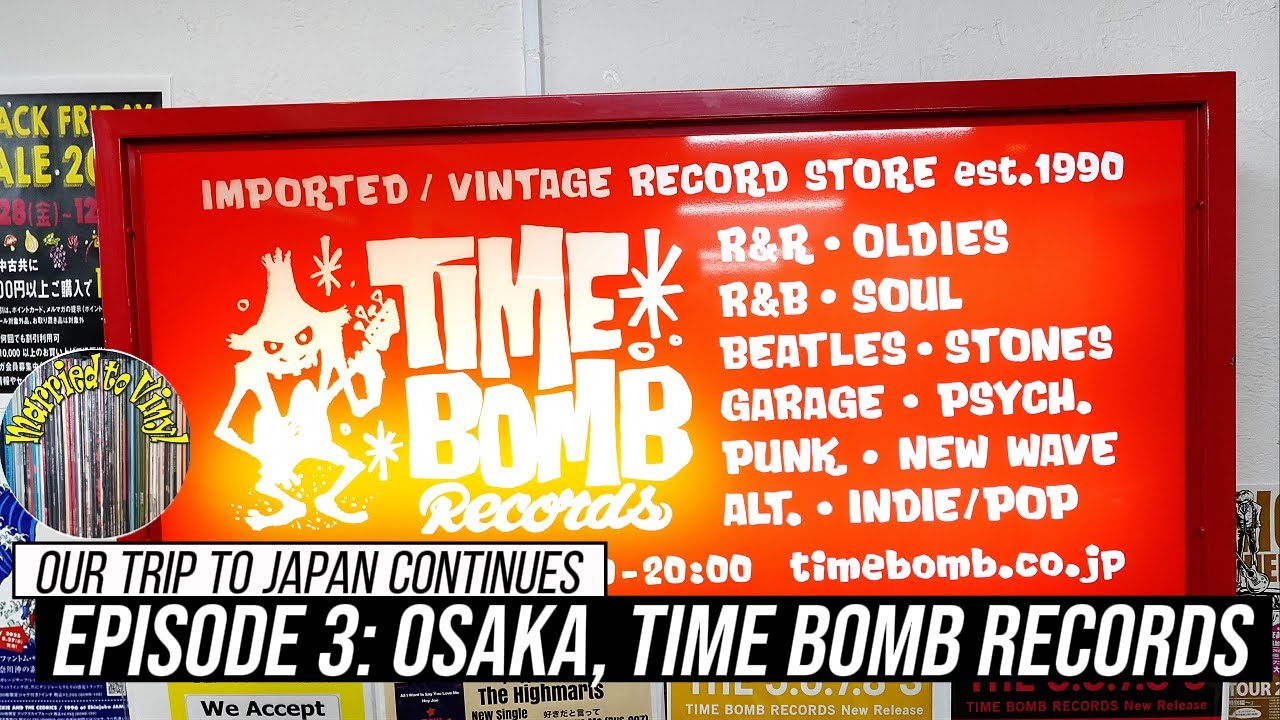Japan Trip Day 2...Time Bomb Records, Osaka!