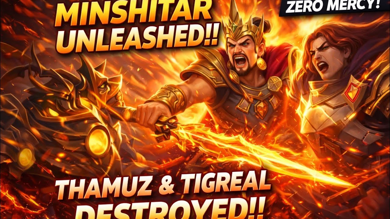 MINSHITAR UNLEASHED|Thamuz & Tigreal Got DESTROYED|mlbb|mobile legends| 🔥